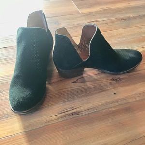 Lucky Brand Suede Booties
